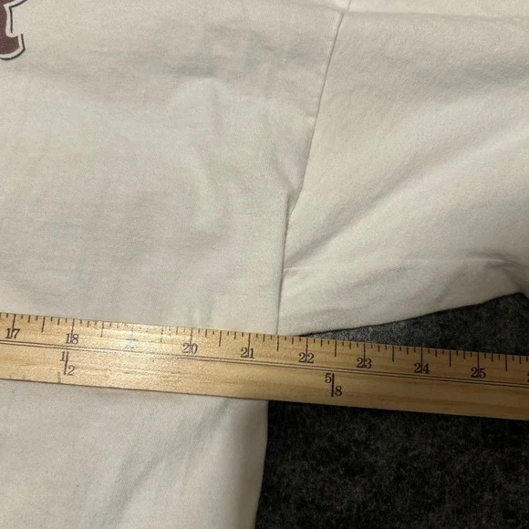 Hard Rock Cafe Chicago Vintage 90s Hanes Beefy-T Graphic Shirt White Size XL - Picture 6 of 7